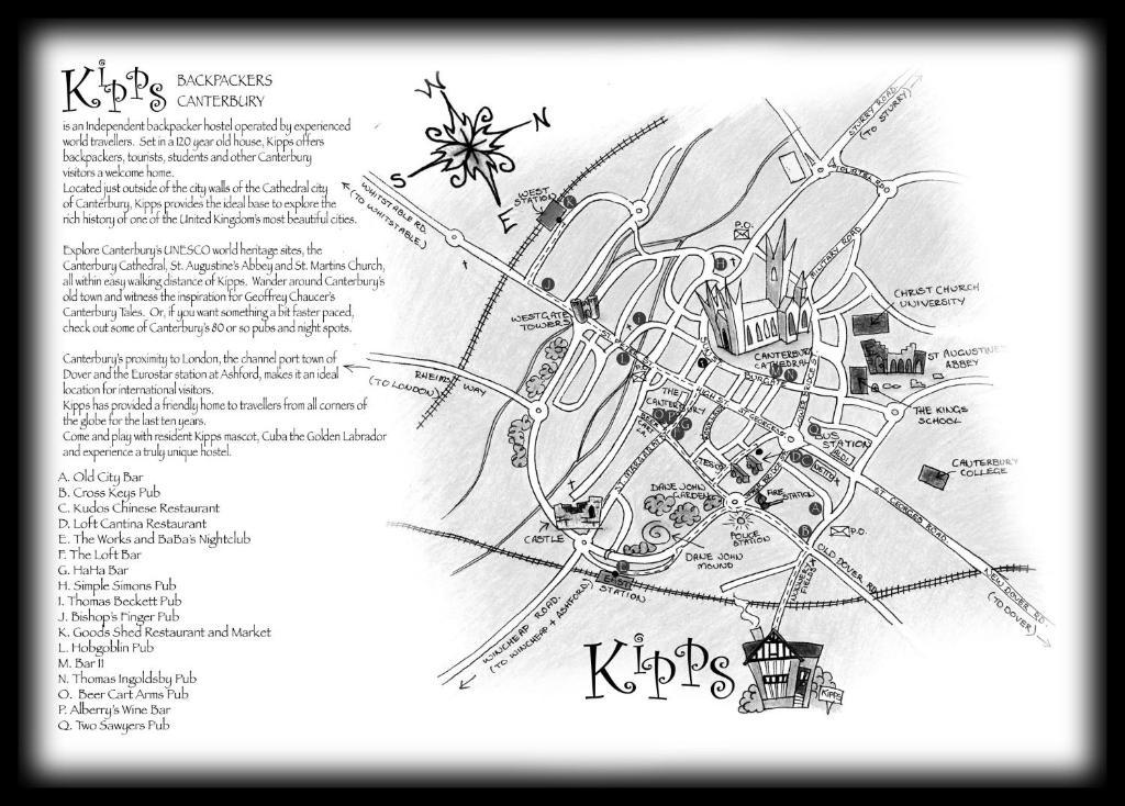 Kipps Backpackers Кэнтербари Экстерьер фото